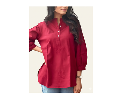 Women's Solid Straight Kurt