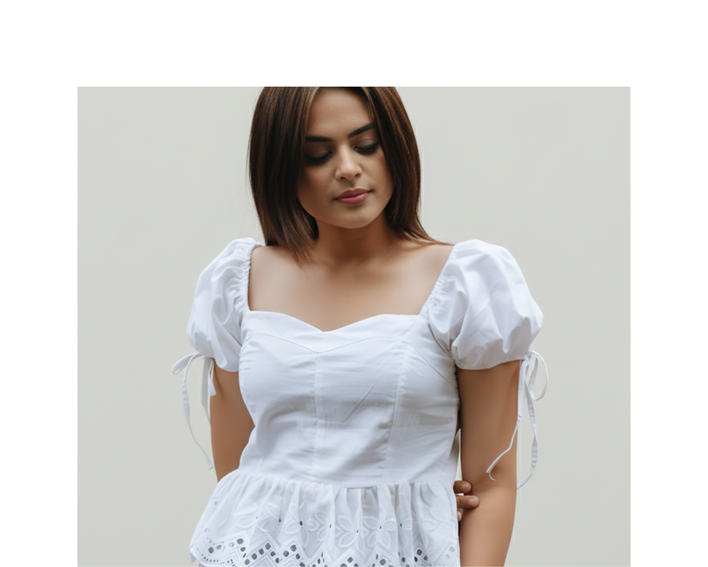 Women’s Stylish Sleeveless Lace Crop Top | Trendy Cotton Blend Casual Wear