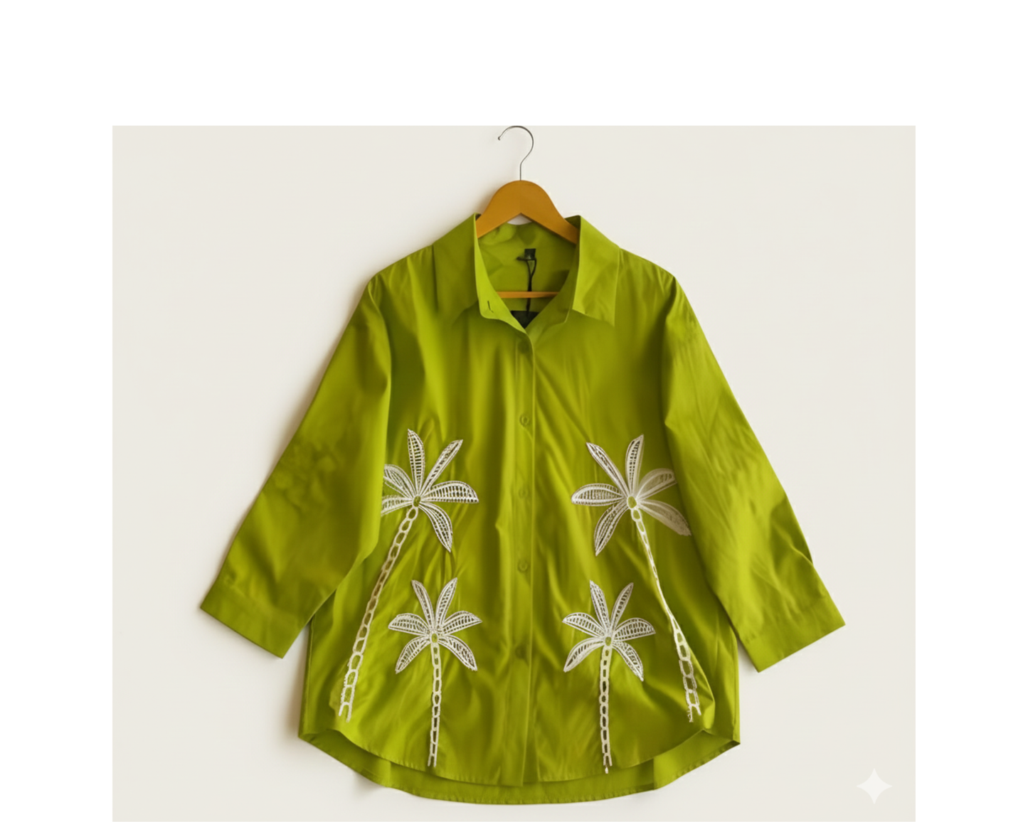 Trendy Rayon Embroidery Shirt for Women & Girls